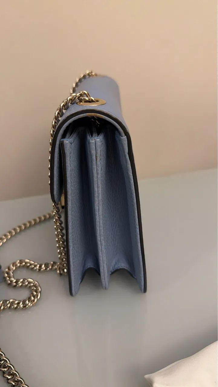 Bolsa Gucci Interlocking Azul - Foto 3
