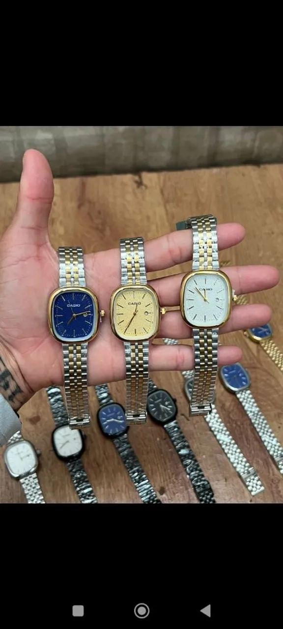 *relógio casio *<br>Primenro linha<br>Resistente d água <br>Tamnha médio<br><br>R$:55.00 ATACADO