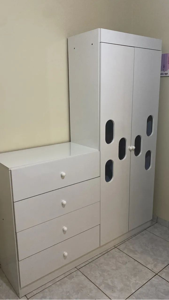Cômoda com guarda-roupa  - Foto 3