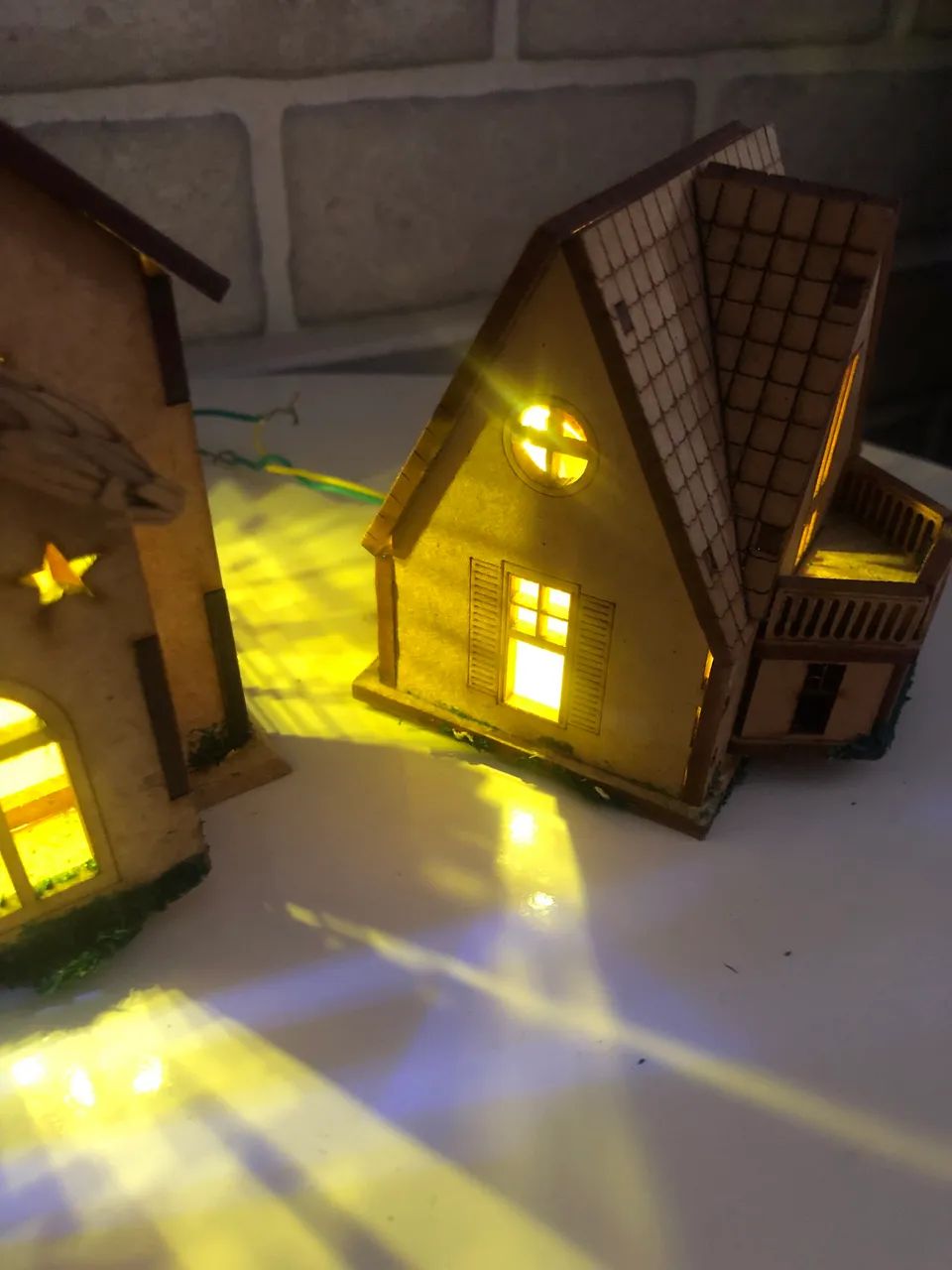 Casas maquete com iluminação  - Foto 4