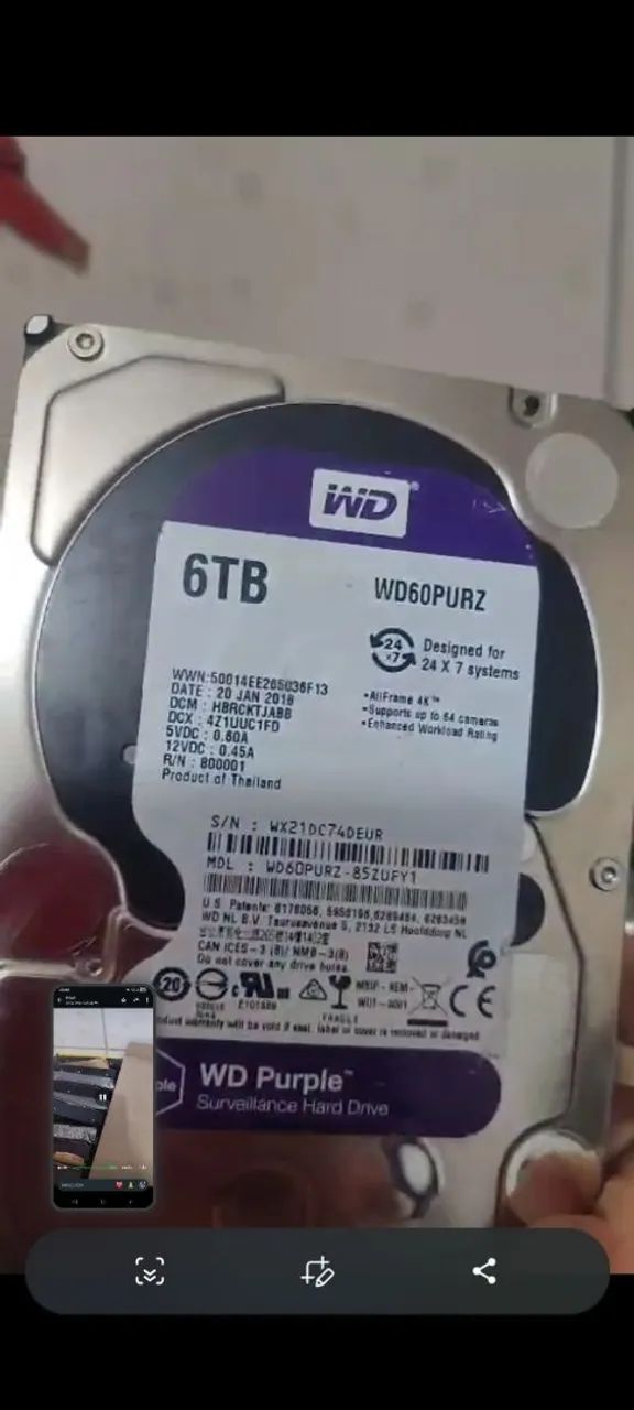 hd 6tb wd60purz - Foto 2