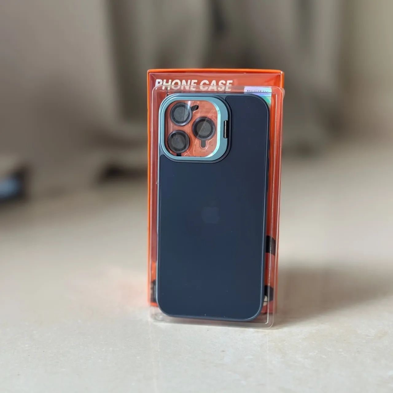 Case Vidro Indução Com Suporte | Iphone 16 Pro Max - Foto 2