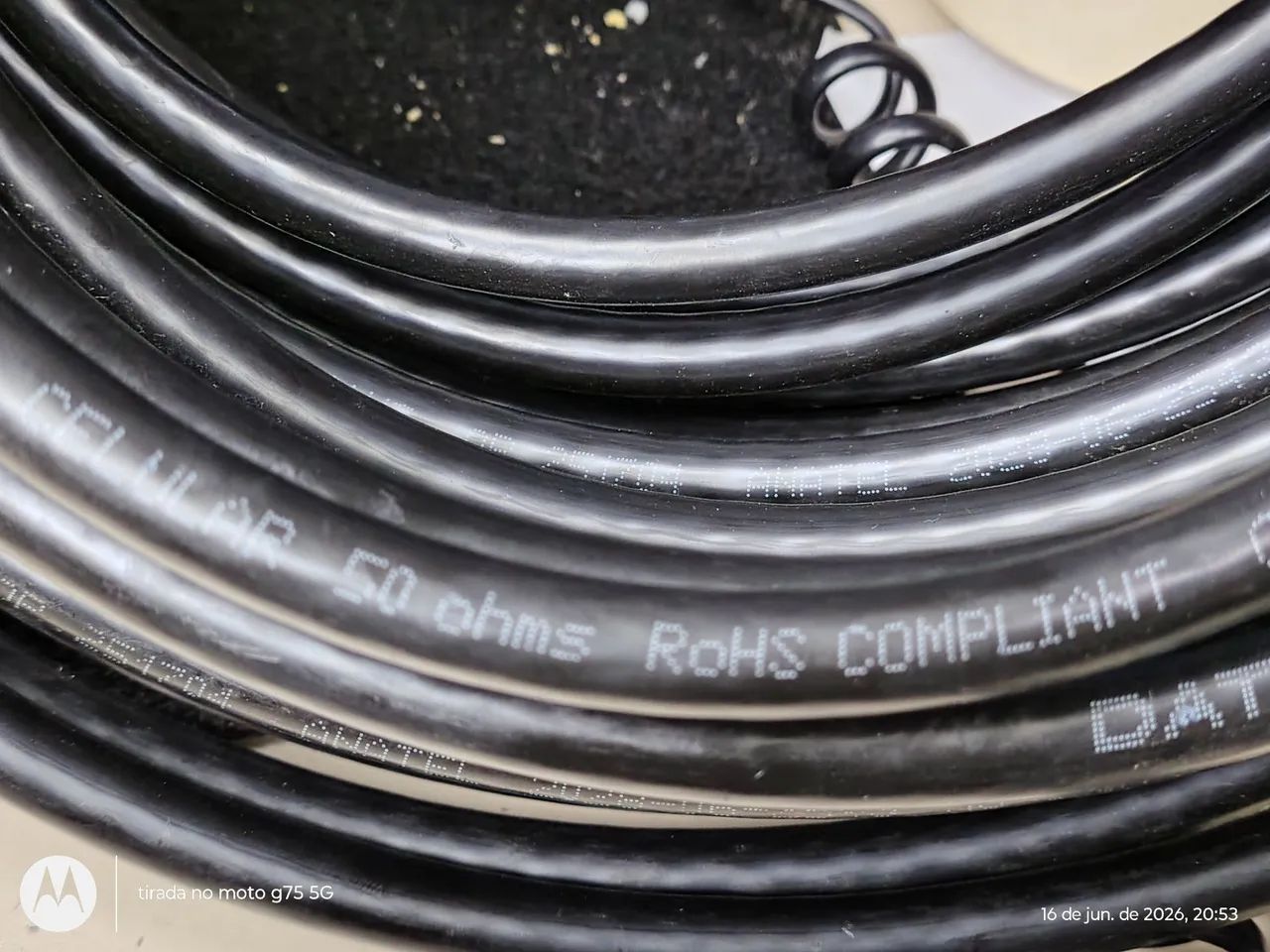 Cabo Coaxial 50 Ohms - Foto 2