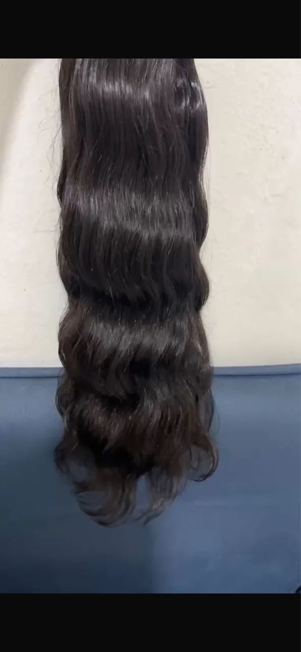 Cabelo humano 60 cm ondulado  - Foto 2