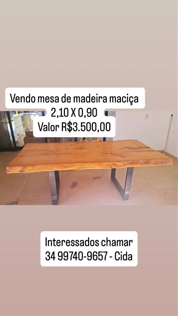 Mesa madeira maciça 
