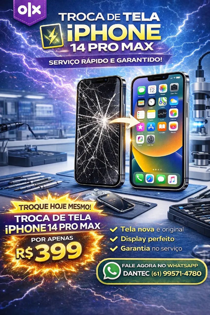 Tela iPhone 14 Pro Max 