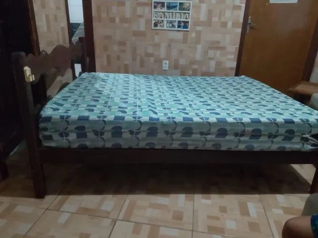Cama casal com colchão