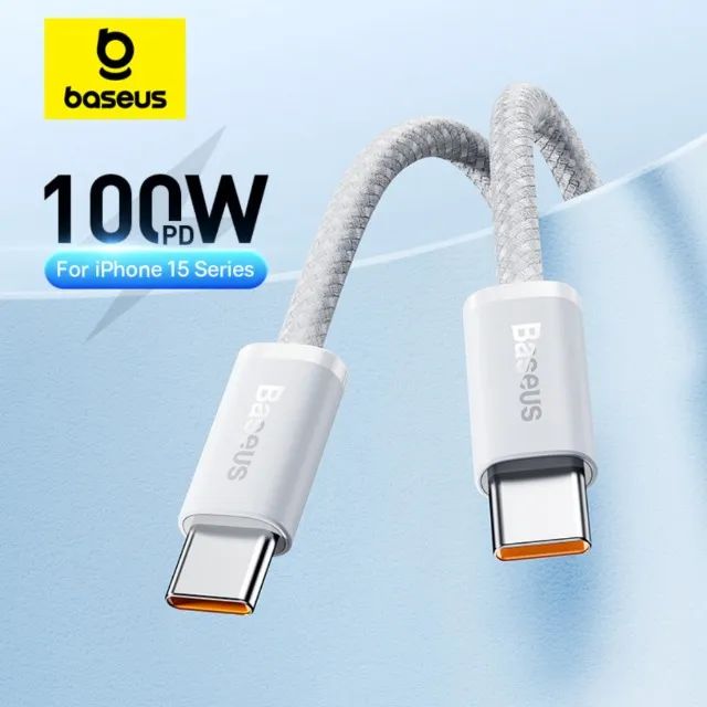 cabo baseus 100w tipo C 1 metro 