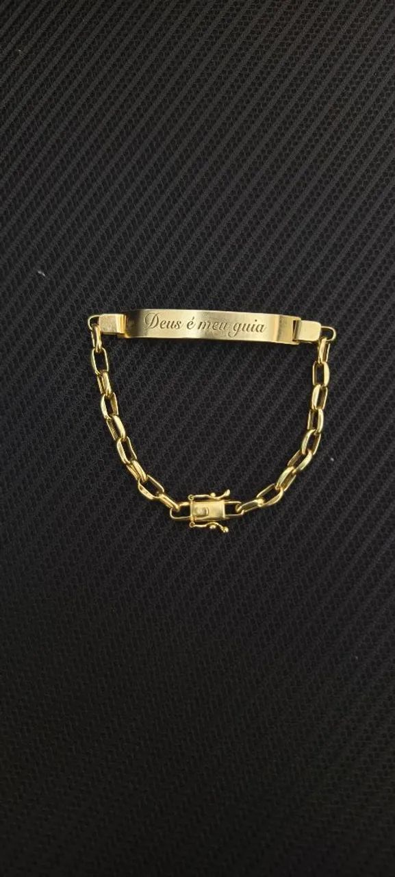 Pulseira Masculina de Ouro 18k 