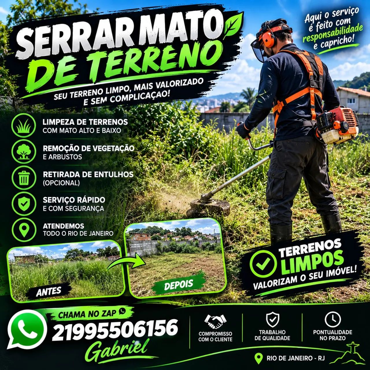 ROÇAGEM DE TERRENO | MATO ALTO | ORÇAMENTO GRÁTIS