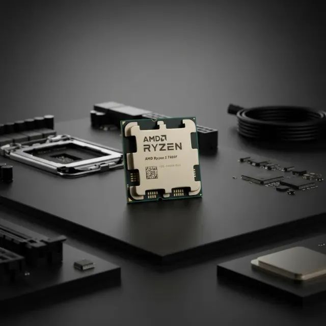 Processador Amd Am5 Ryzen 5 7400f 3,7ghz 6/12 Oem Sem Cooler