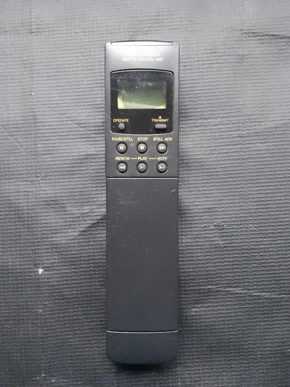 Controle remoto raro  Panasonic para Videocassetes  anos 80