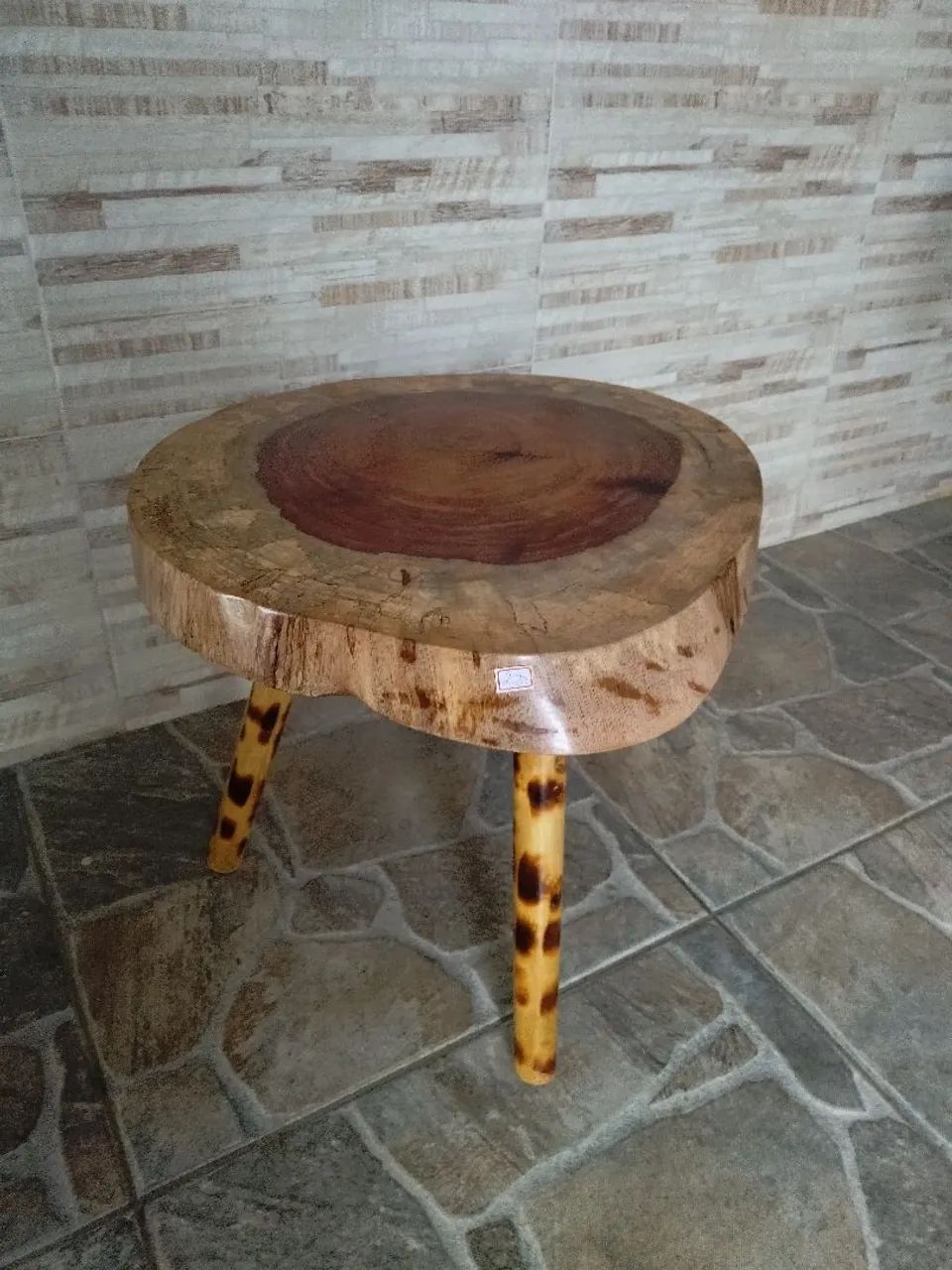 Mesa de centro/lateral madeira maciça  - Foto 3