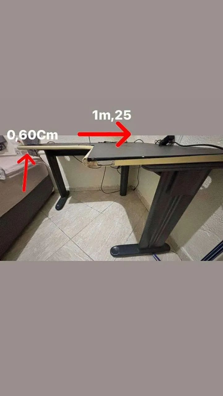 Mesa de canto para Computador em L - Foto 4