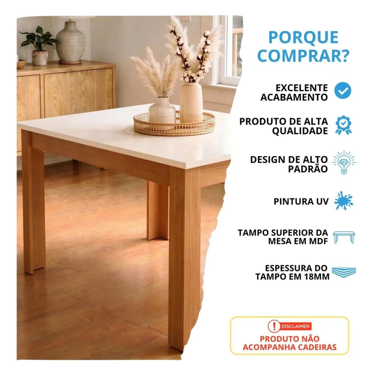 Mesa com quatro lugares, nova na caixa!!! Aproveite!!  - Foto 3