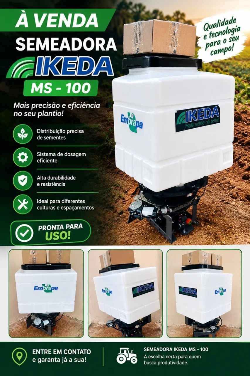 Semeadora IKEDA MS - 100 