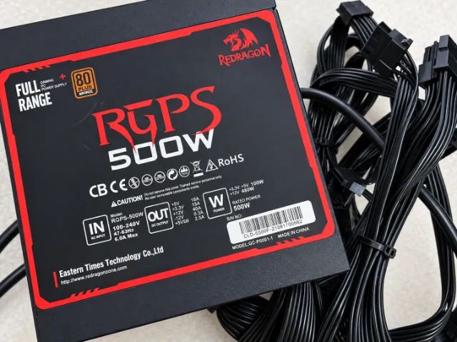 FONTE - REDRAGON RGPS-500W ? R$ 150
