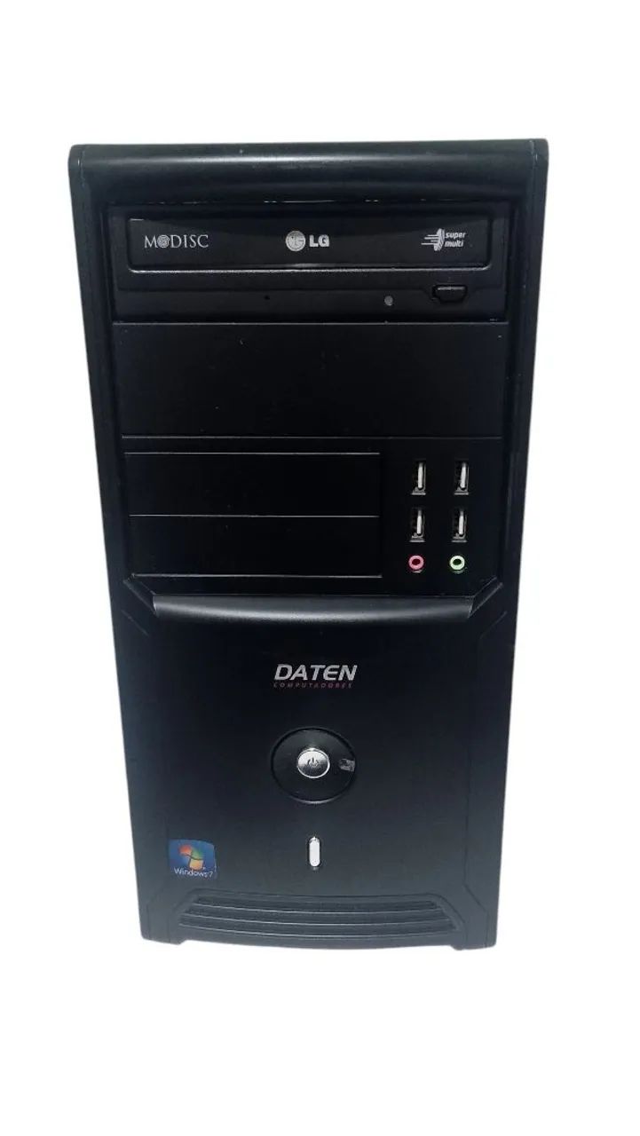 Gabinete vazio daten 2 baias semi novo 
