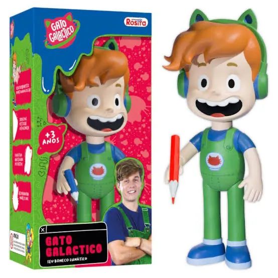 Boneco Gato Galáctico 