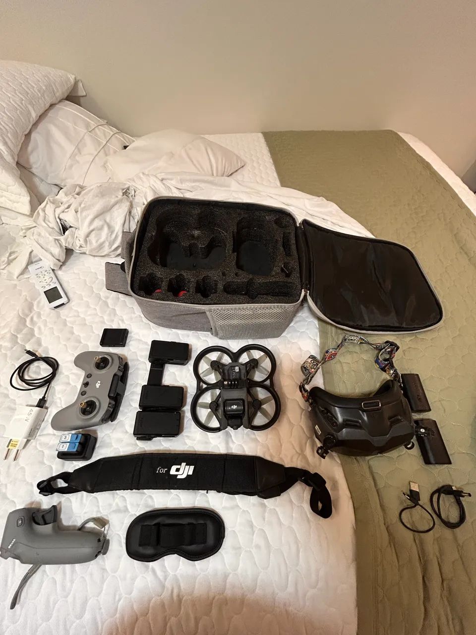 Drone DJI AVATA Combo Full + Case + Acessórios e Baterias Extras