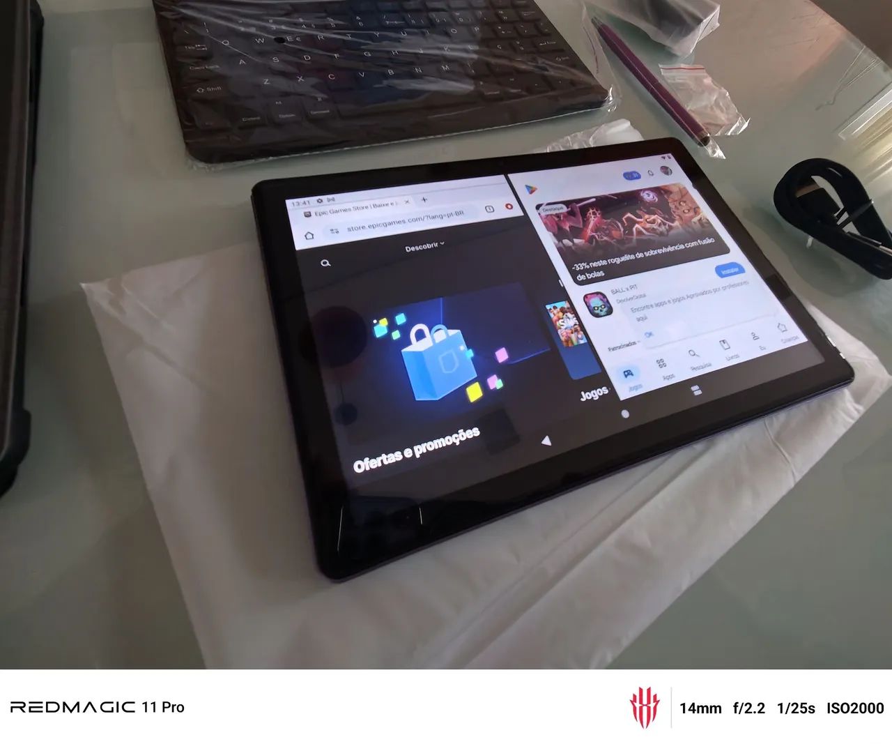Tablet PC + acessórios ( NOVO ) - Foto 2