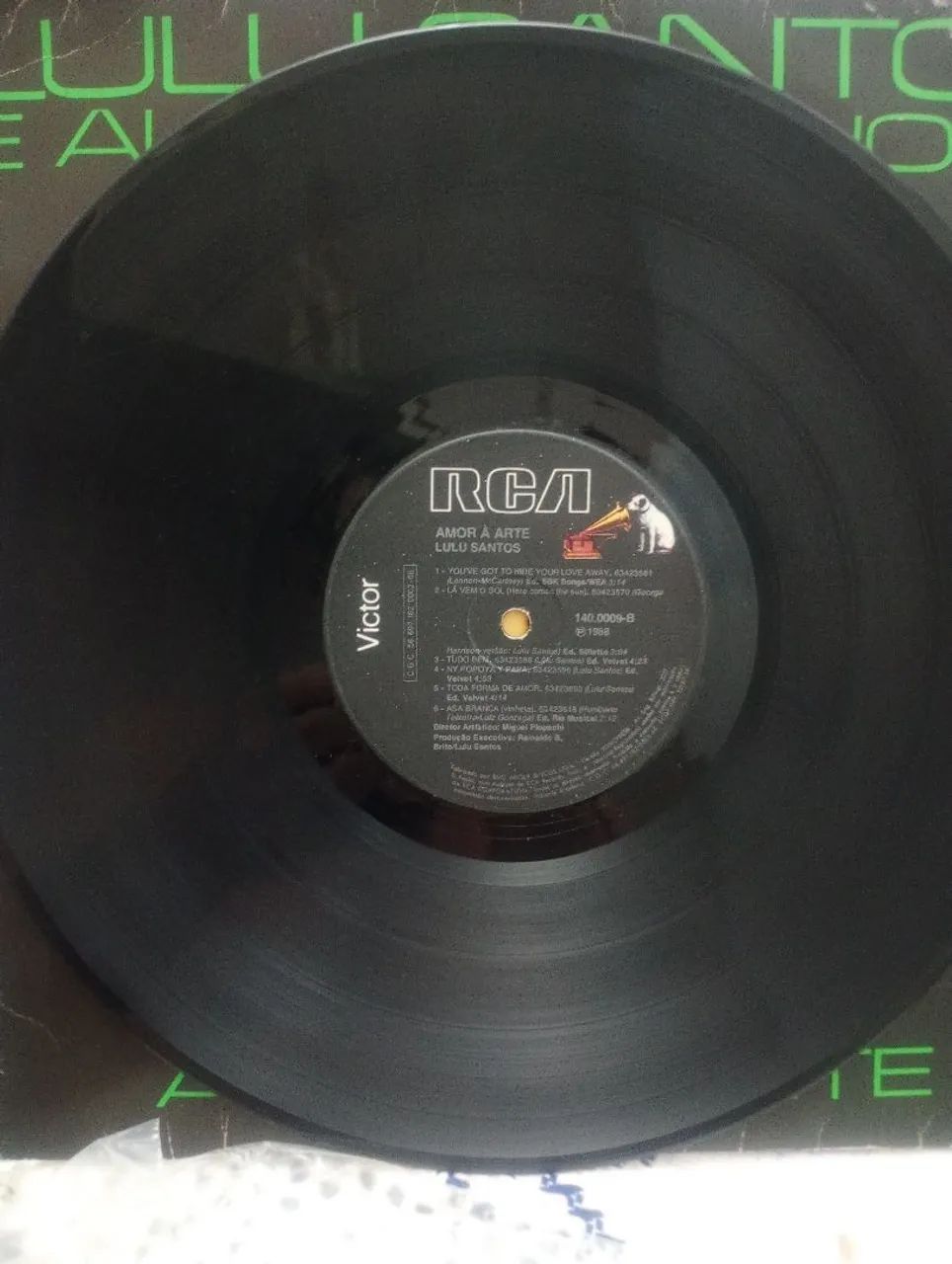 LP Lulu Santos "Amor e Arte " 1988 - Foto 3