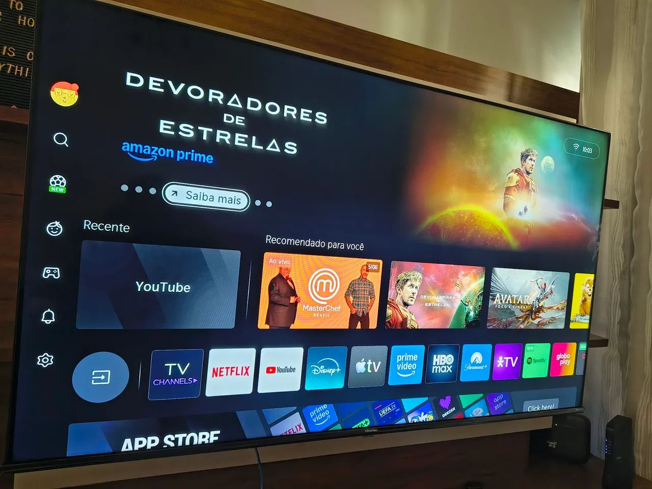 Smartv Led Hisense De 60  polegadas  4k  - Foto 3