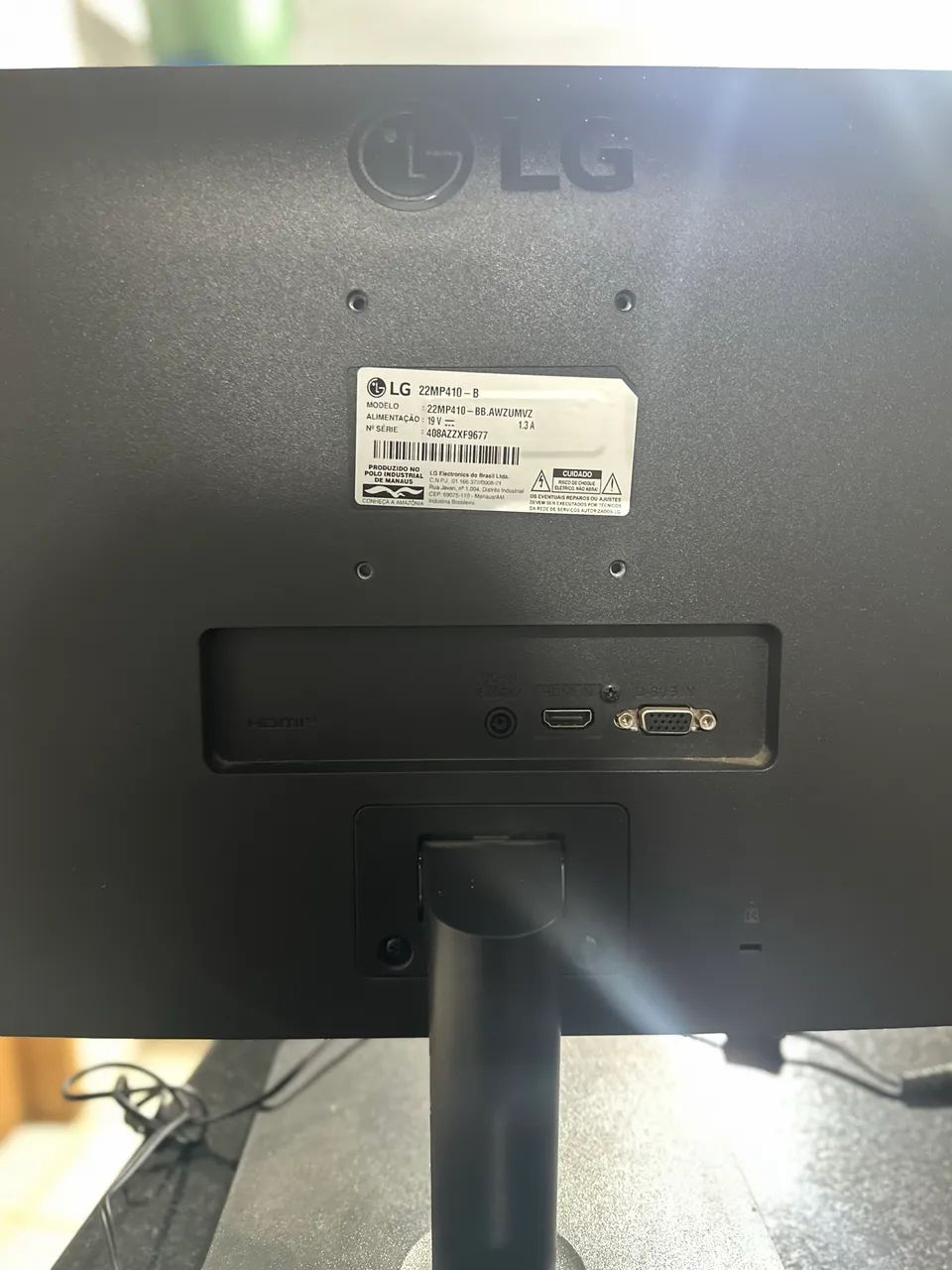 MONITOR LG USADO 1 MÊS