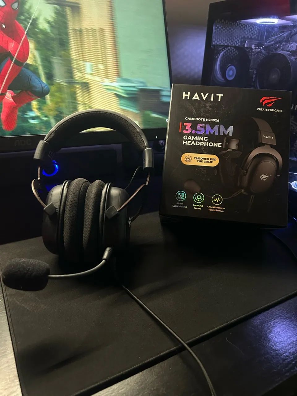 Kit Teclado + headset gamer