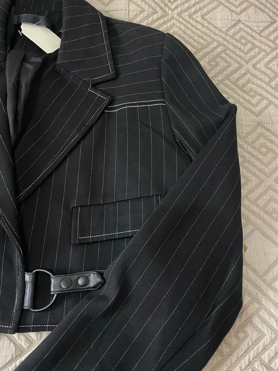 blazer cropped da John John