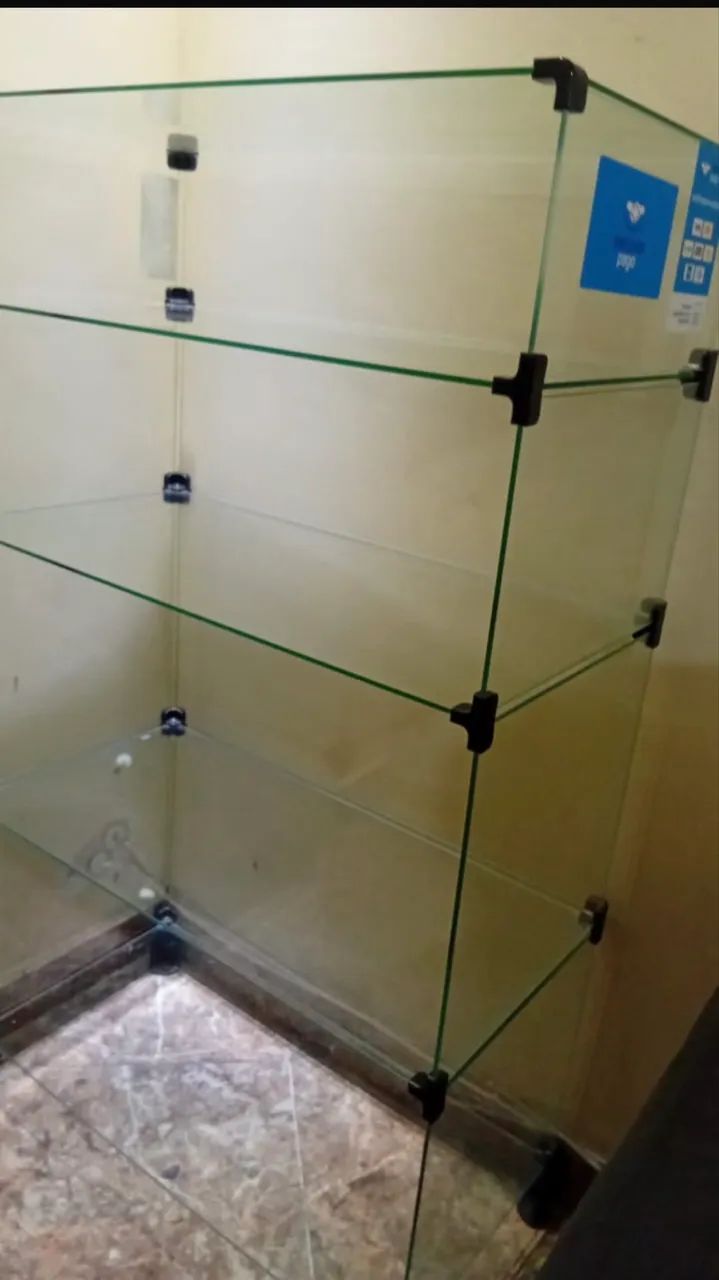 Bancada de vidro vendo ou troco - Foto 4