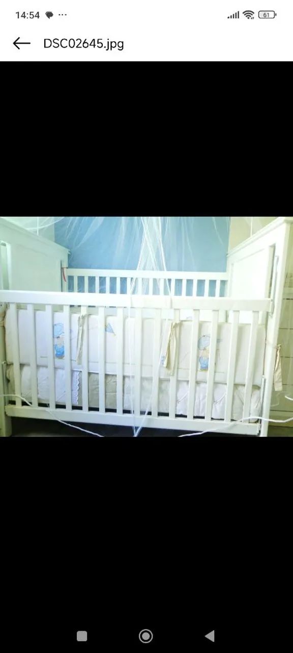 Berço infantil acompanha kit berço. - Foto 3