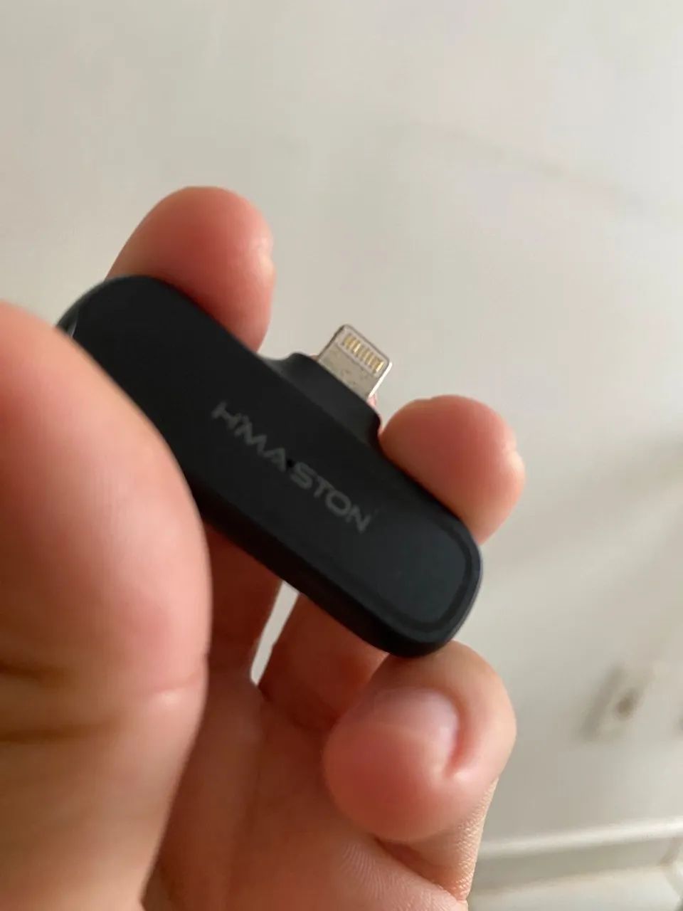 Microfone de lapela duplo para IPhone Hmaston - Foto 4