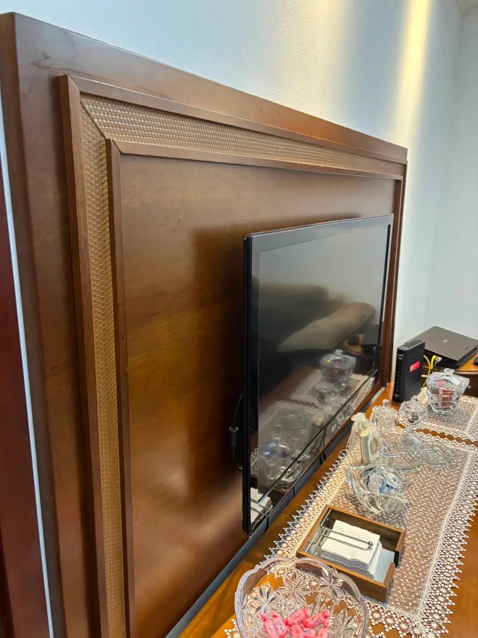 Rack com painel 