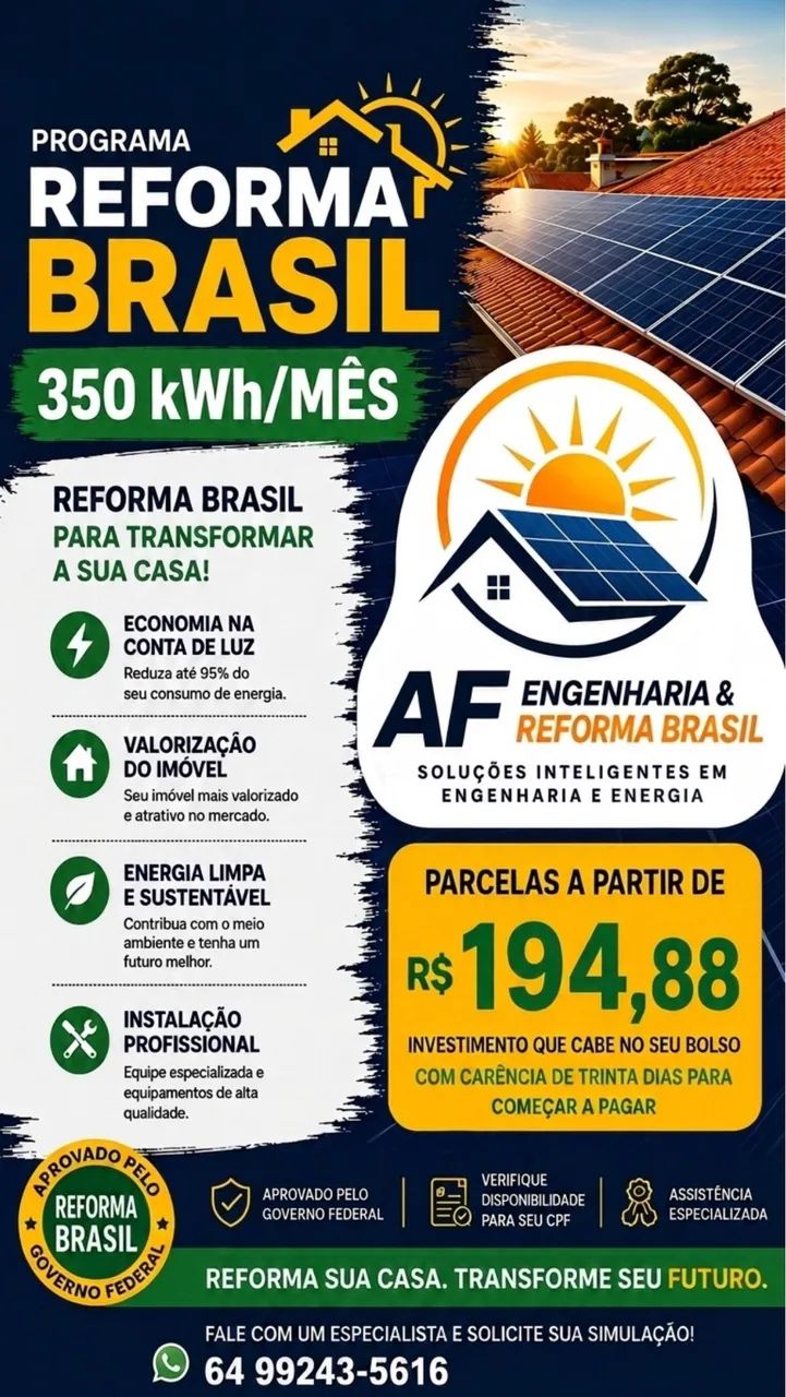 Instalação energia solar 