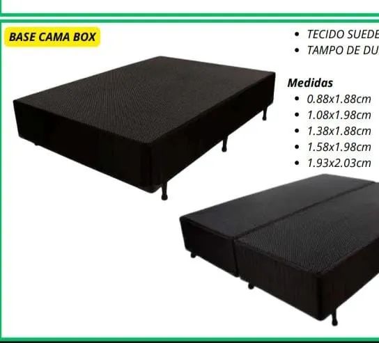Base Box Tradicional Casal  de alta qualidade e tampo reforçado