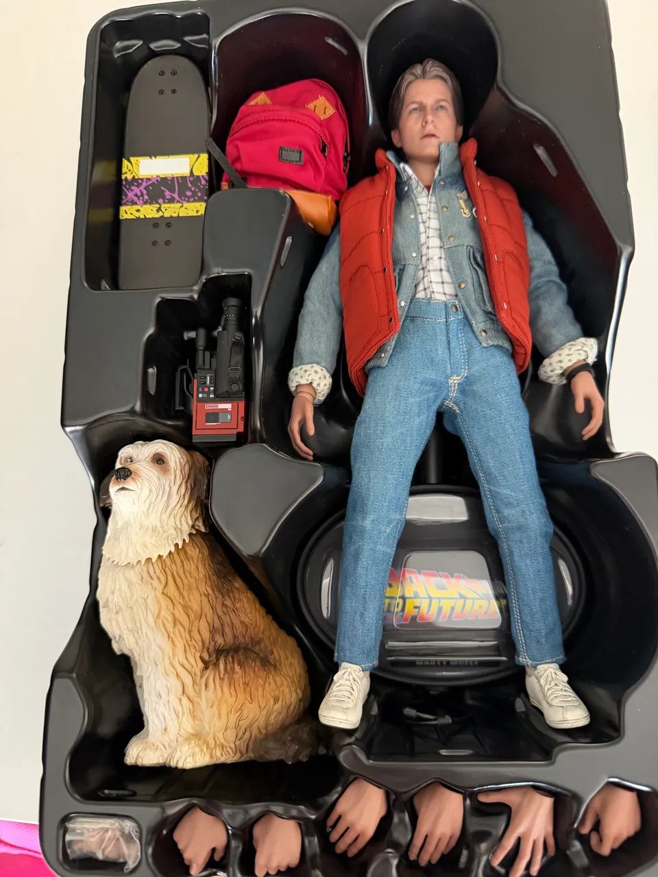 Marty McFly hot toys com o Einstein Dog - Foto 5