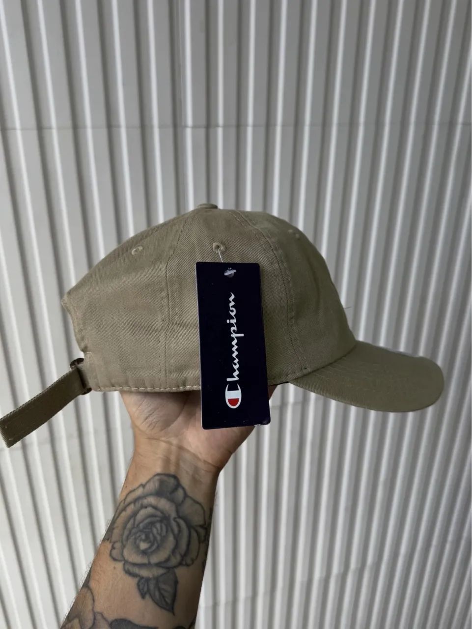 Boné Dad Hat Champion Marrom - Foto 5