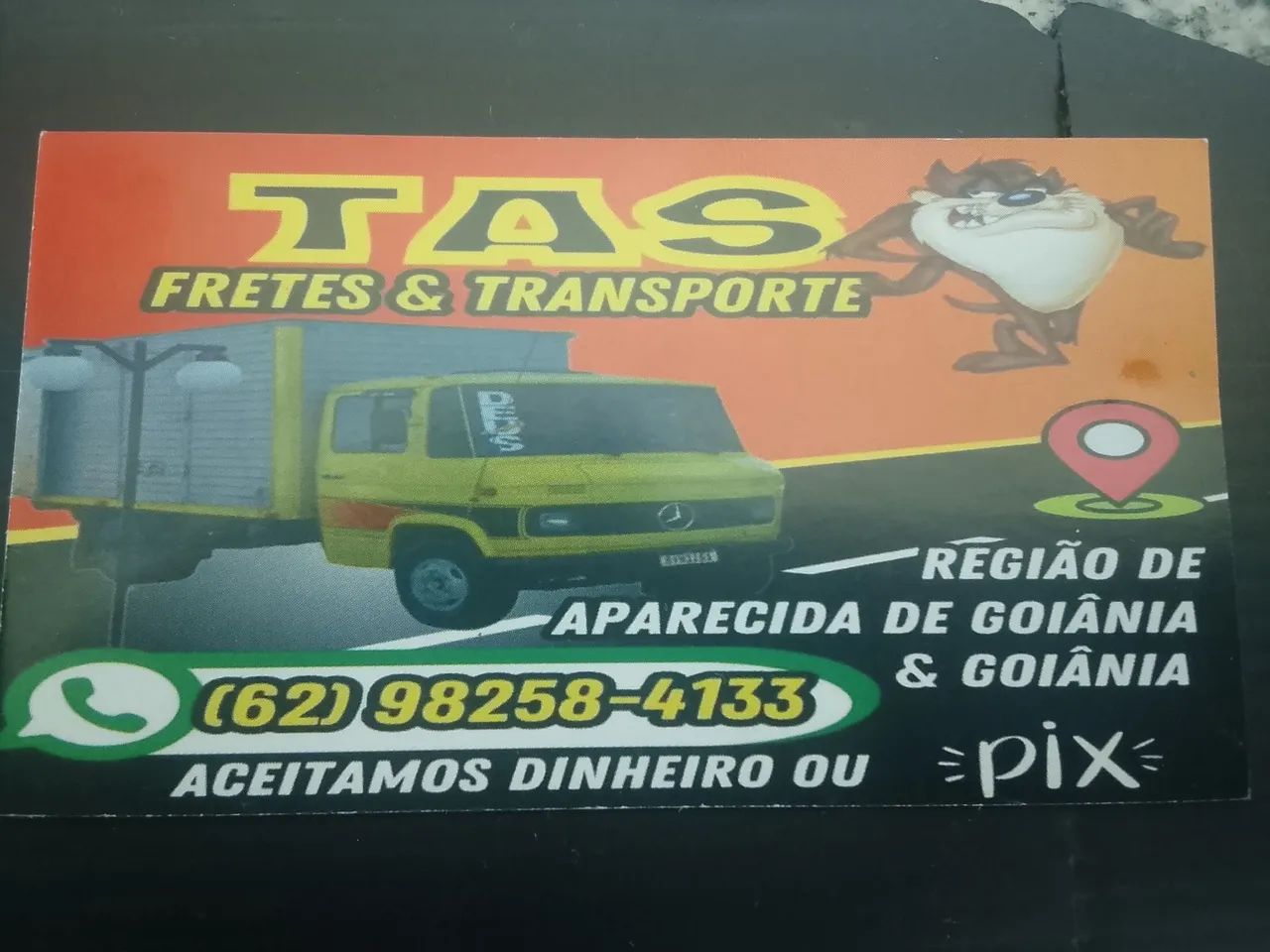 Tas frete e transporte 