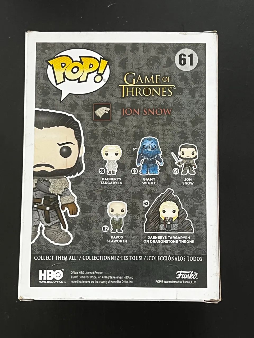 Funko Pop Jon Snow Game of Thrones N.61 - Foto 3