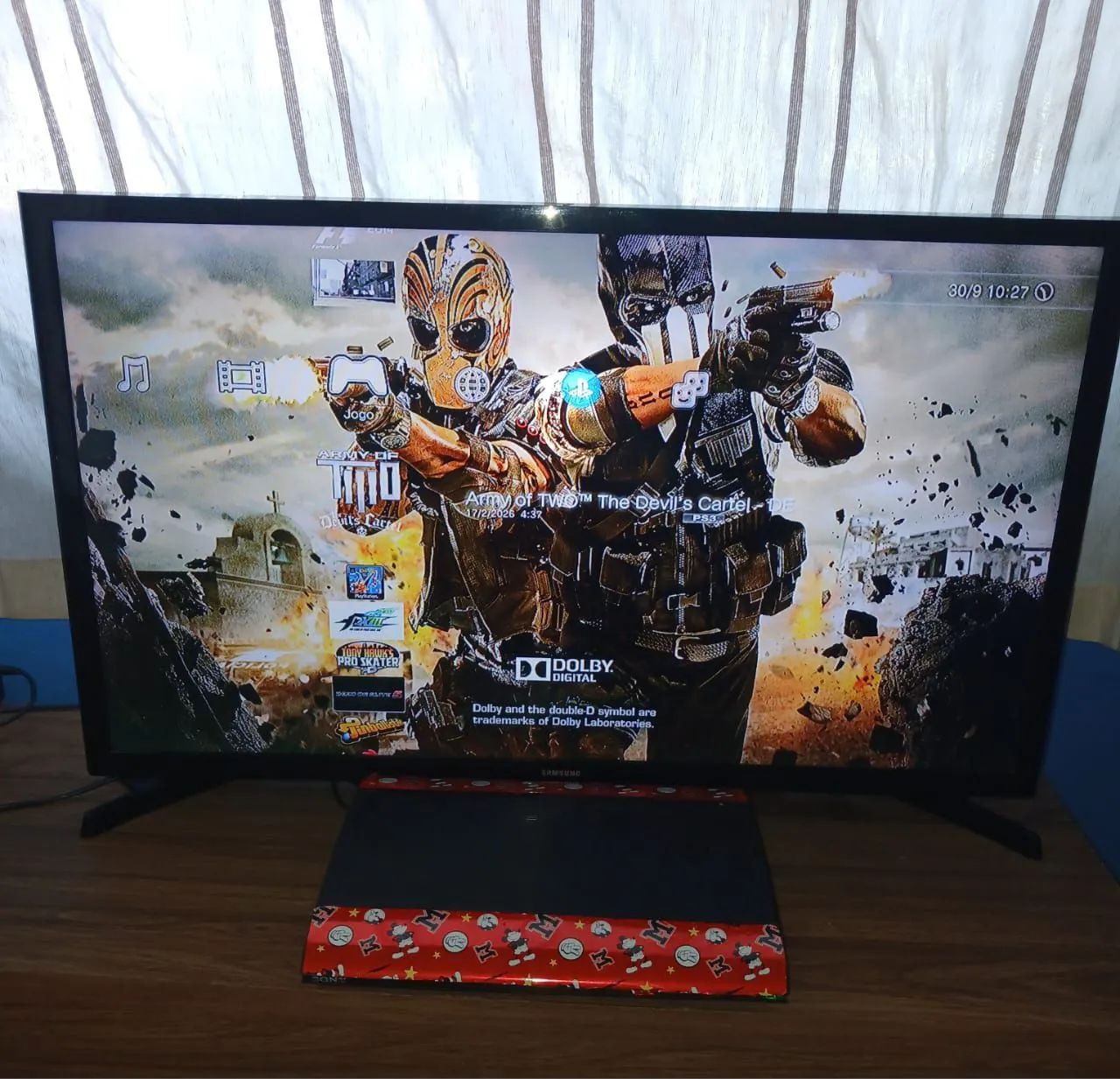 PS3 com mais de mil jogos + Tv Led 32 polegadas  - Foto 2