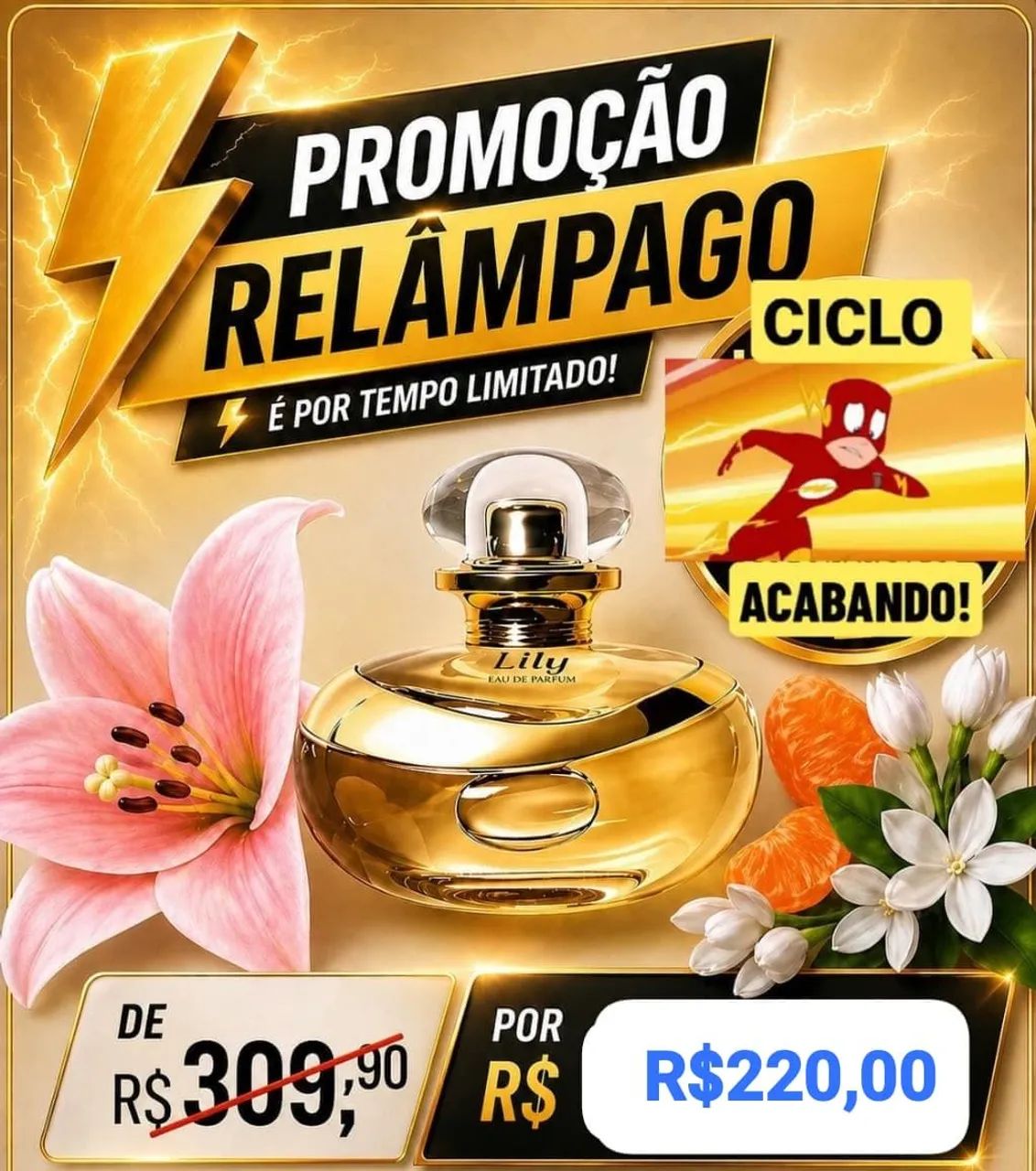 Lily Eau de parfum- OBoticario feminino, 75ml  - Foto 2