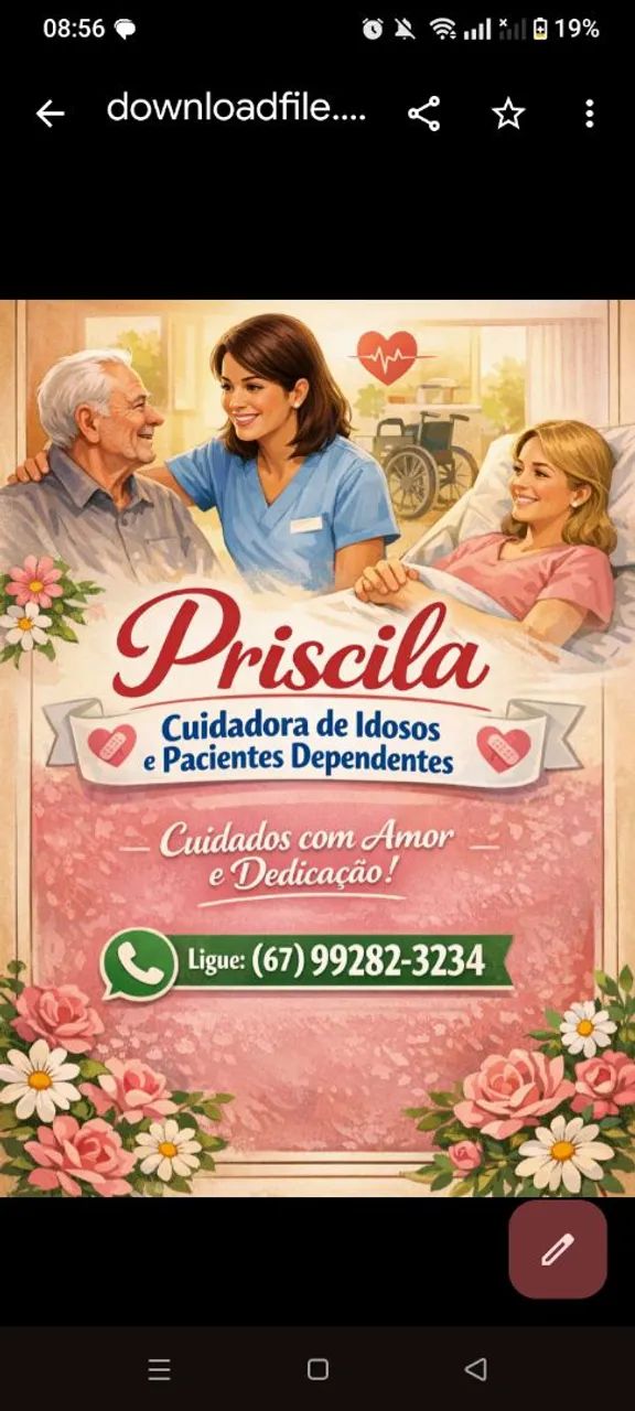 Cuidadora de pacientes independentes