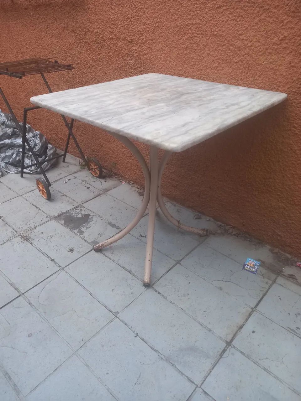 Mesa de marmore 75 X 75 - Foto 2