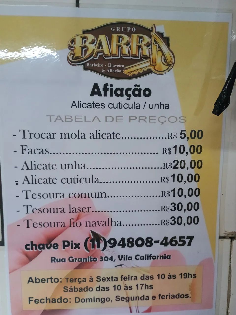 Afiação de facas, tesouras e alicates. - Foto 5