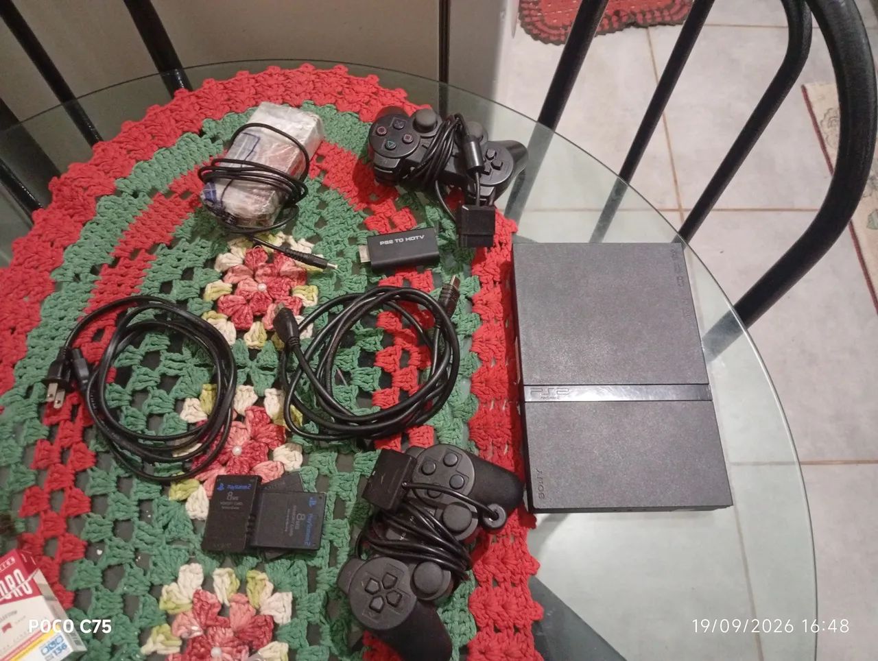 PlayStation 2 Slim na cor preta. - Foto 3