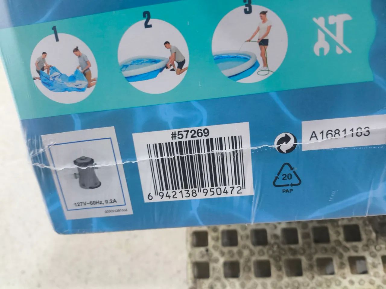 Piscina inflável Bestway 3800 litros - Foto 3