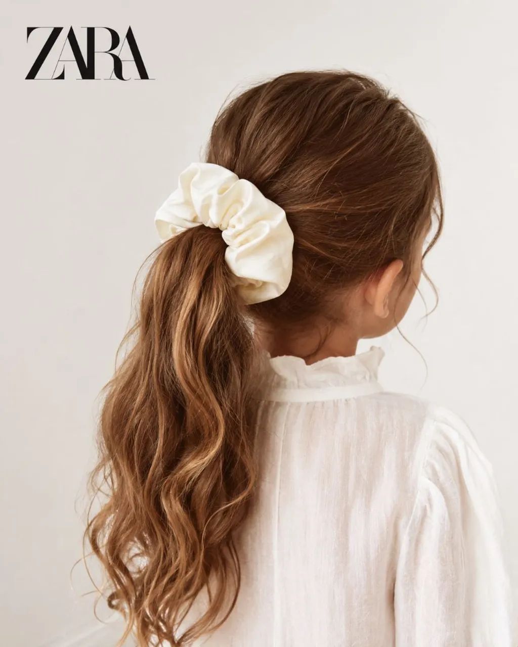 Scrunchie Zara Off White nova  - Foto 4