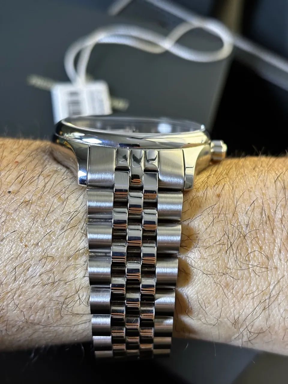 Relógio Frederique Constant 39 mm Automático Classics Small Seconds com Bracelete Jubilee - Foto 2