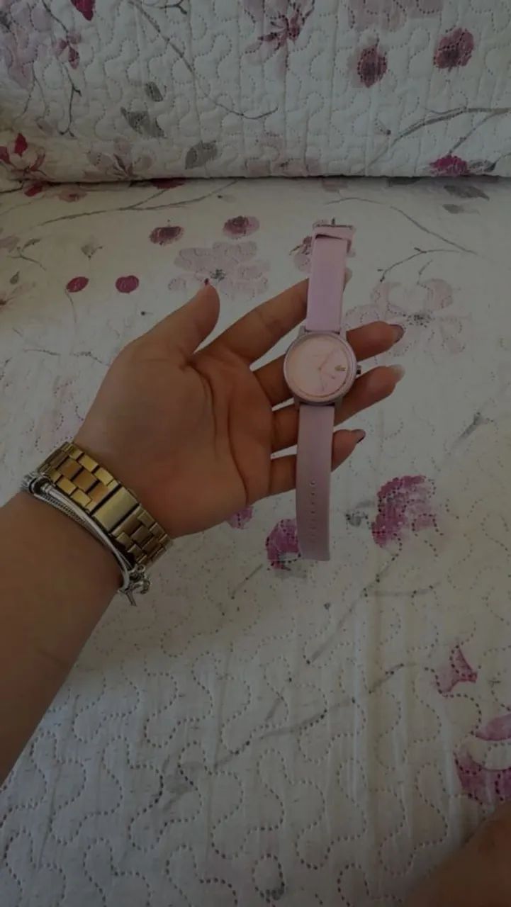 Relógio Feminino Lacoste Rosa Original Na Caixa - Foto 3